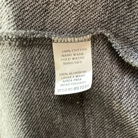 #0084 Mur Mur -Long Olive & Cream Zip Up Flare Cute Sweatshirt. - Picture 8 of 11